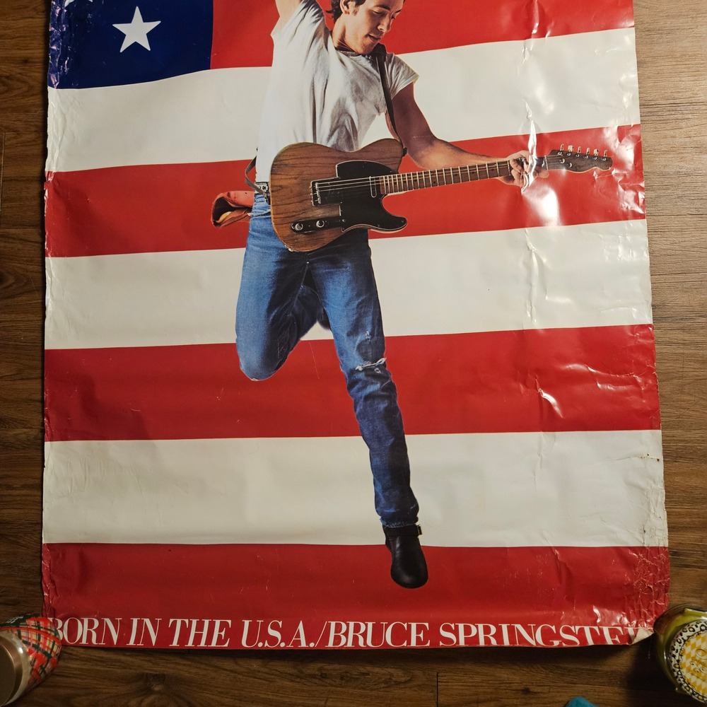 Bruce Springsteen‎ Born In The U.S.A. 34x48 Large Promo Poster Vintage 1984 Rock - Picture 3 of 10